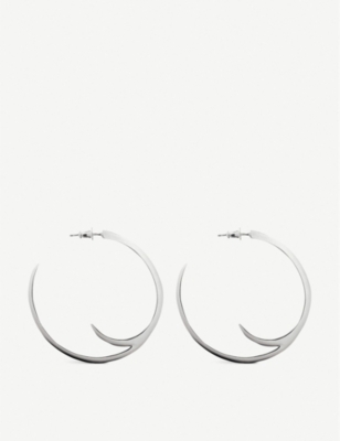Shop Shaun Leane Women's Cat Claw Sterling Silver Hoop Earrings