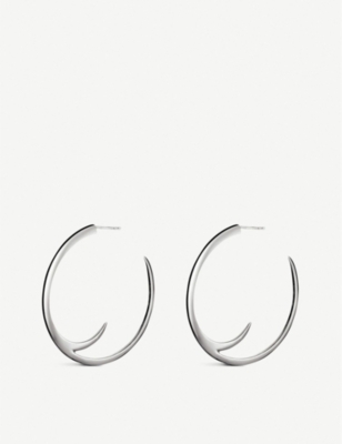 Shaun Leane Cat Claw Sterling Silver Hoop Earrings