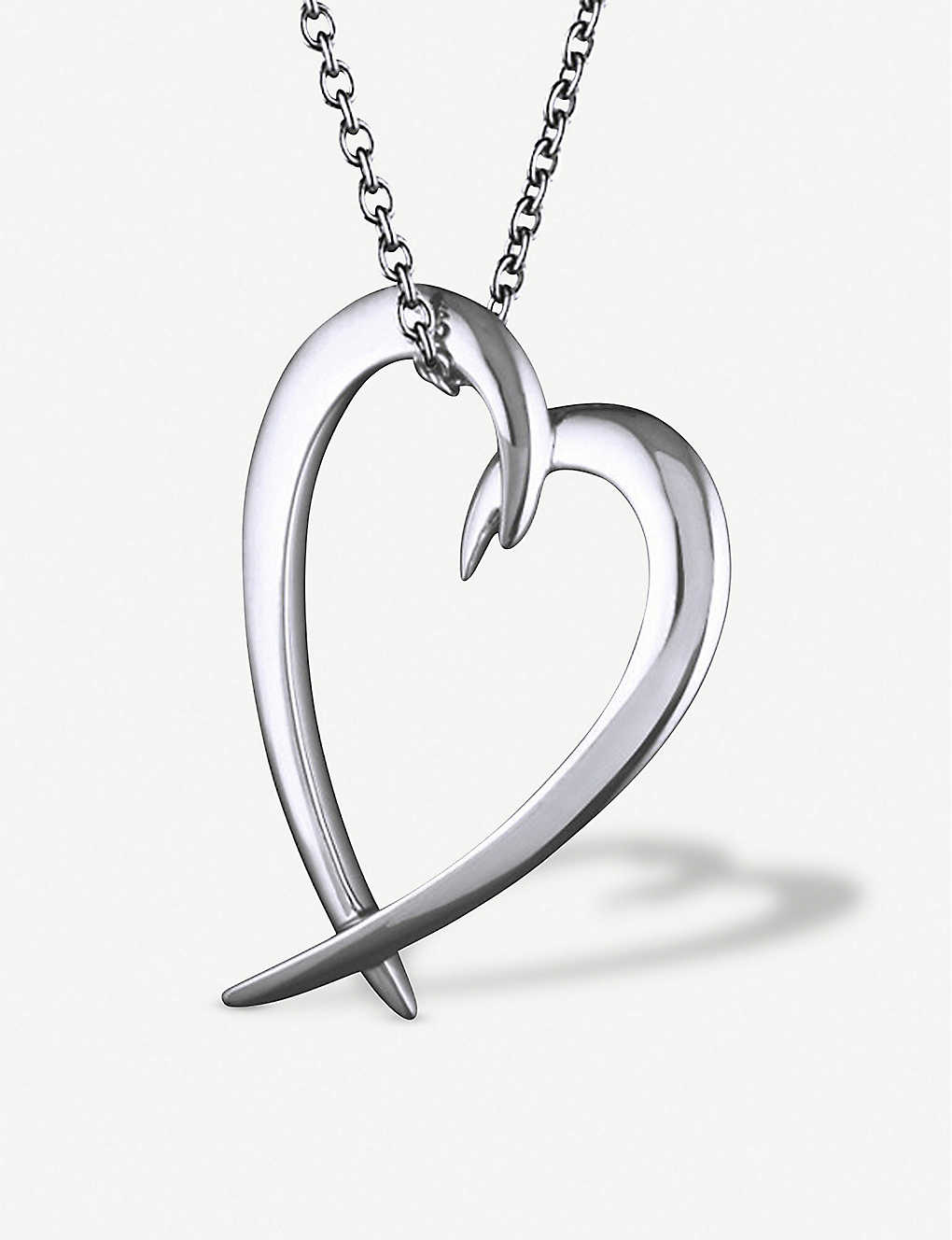 Shop Shaun Leane Women's Heart Sterling-silver Pendant Necklace