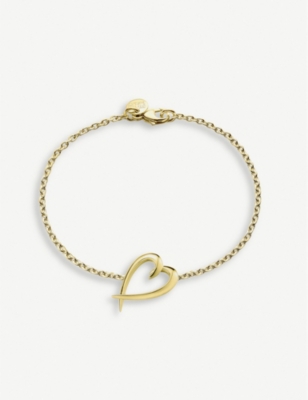 Shop Shaun Leane Women's Heart Gold-plated Bracelet