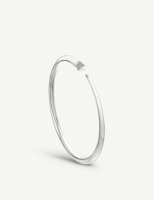 Shaun Leane Tusk Sabre Sterling Silver And Diamond Bangle