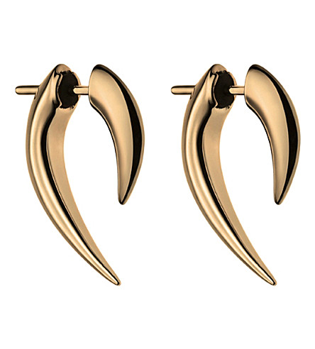 Shaun Leane Silver and rose gold platetalon earrings