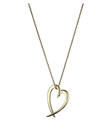 Shaun Leane Heart silver yellow-gold vermeil pendant