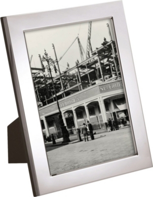 CARRS OF SHEFFIELD Flat Series silverplated picture frame 10" x 8"