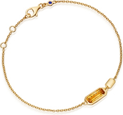 ASTLEY CLARKE   18ct gold vermeil citrine bracelet