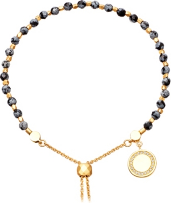 ASTLEY CLARKE - Thundercloud 18ct yellow-gold vermeil, obsidian and ...