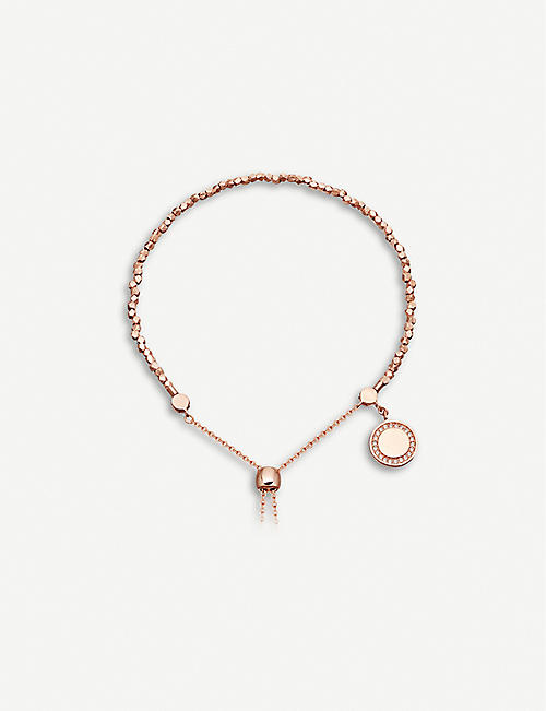 ASTLEY CLARKE: Cosmos Kula 18ct rose-gold and white sapphire bracelet