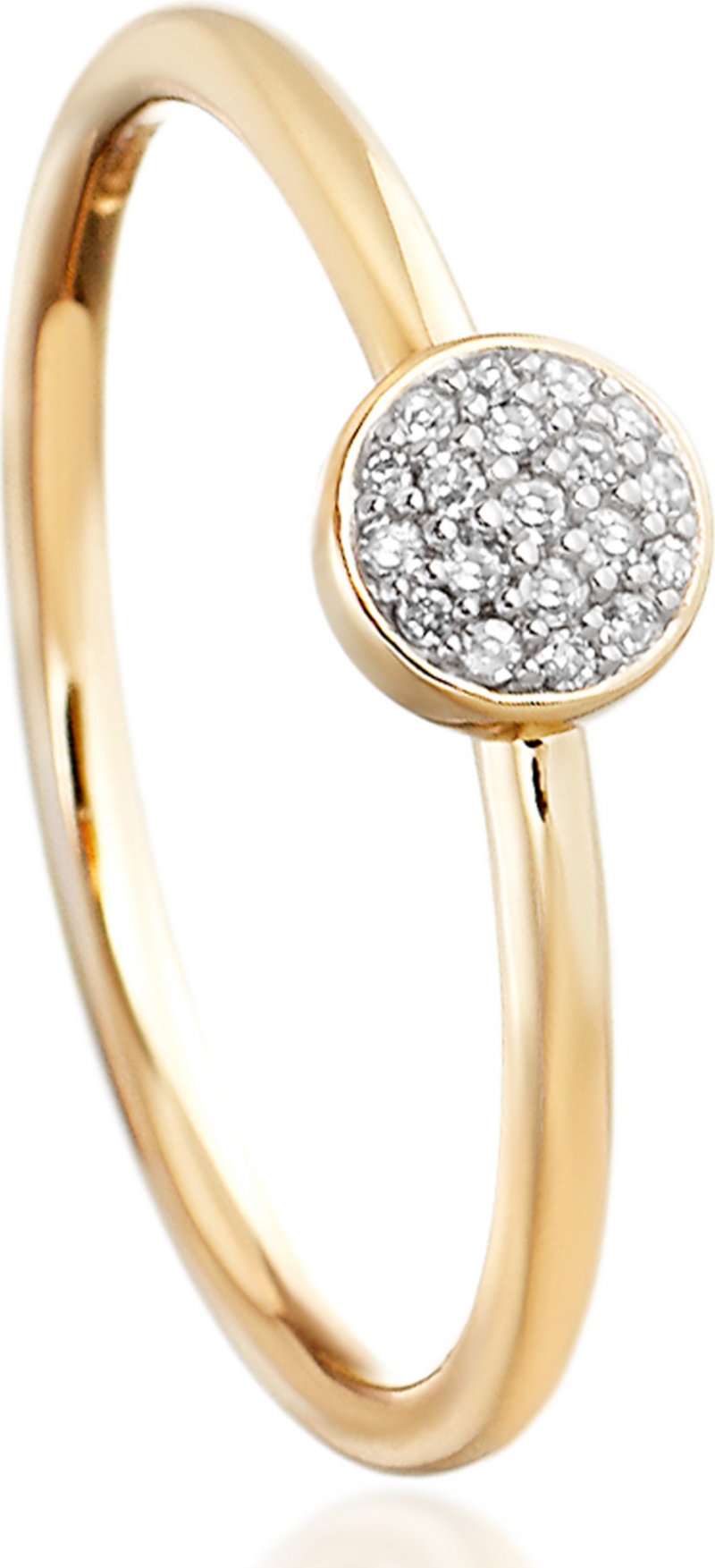 ASTLEY CLARKE   Mini Icon yellow gold and diamond ring