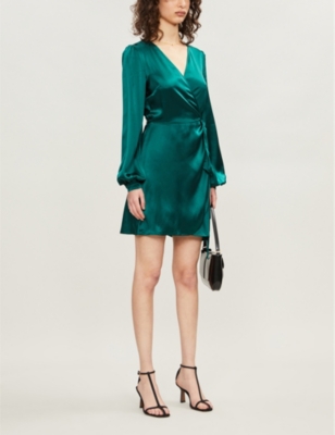 silk mini dress