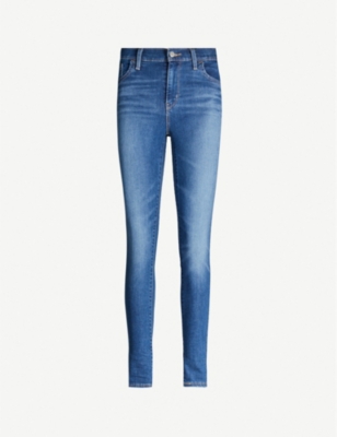 levi's 720 high waisted super skinny jeans