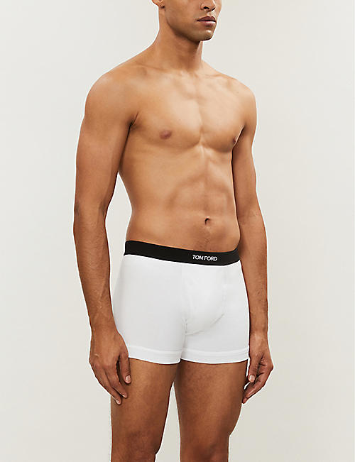 Mens Clothing Underwear Boxers briefs Tom Ford Cotton Slip in Black for Men 