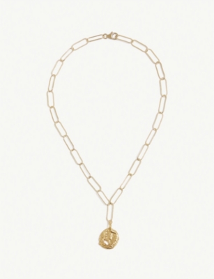 ALIGHIERI Ritual 24k gold plated necklace Selfridges