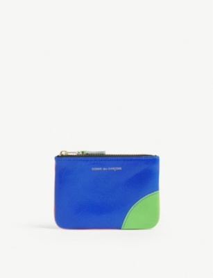 comme des garcons fluorescent wallet