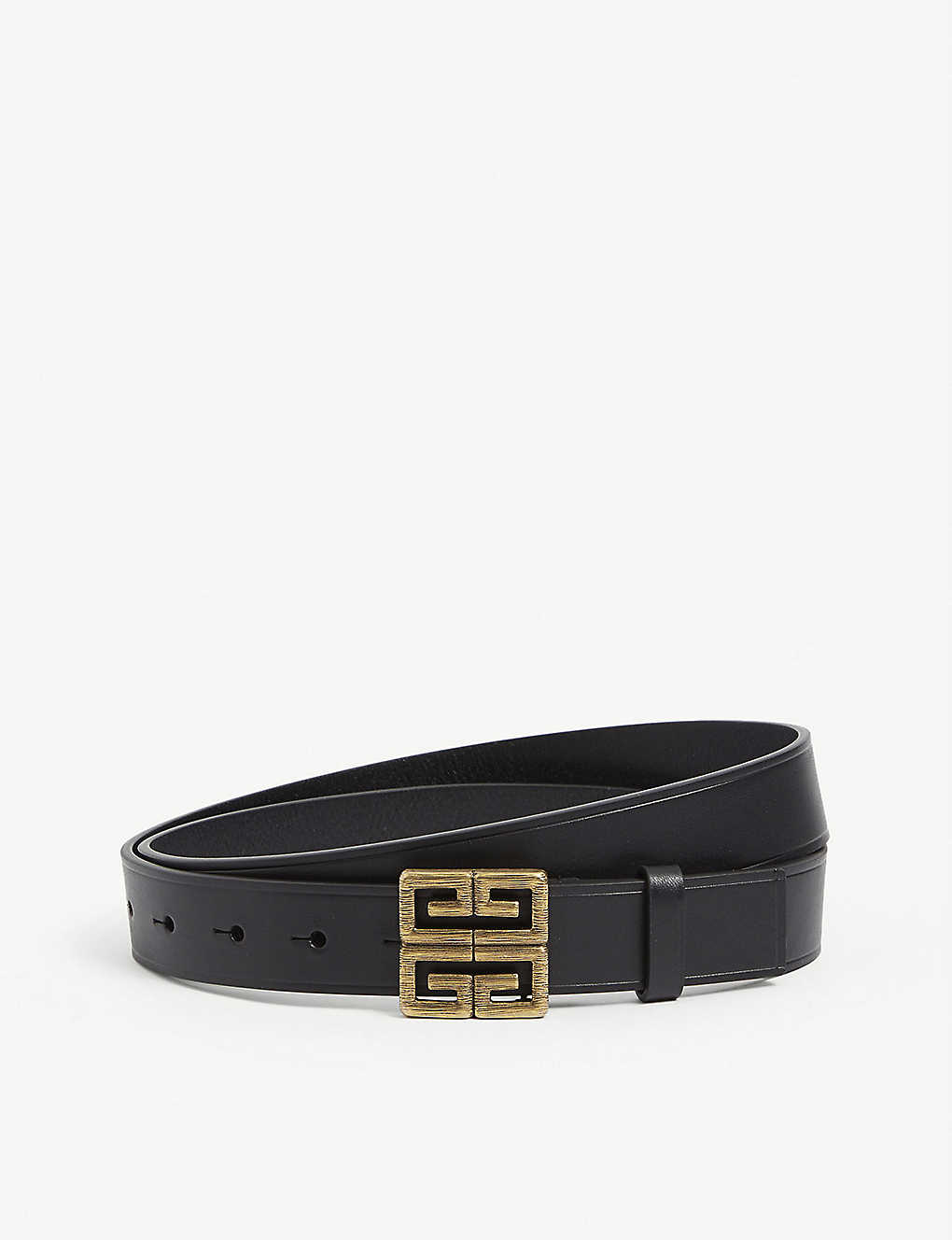 GIVENCHY - Leather 4G logo belt | Selfridges.com