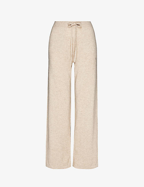 CHINTI AND PARKER: Wide-leg cashmere lounge bottoms