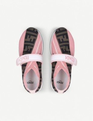 pink fendi trainers