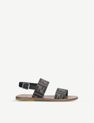 fendi leather sandals