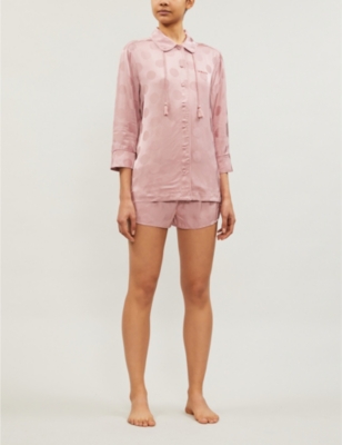 Spot Pattern Satin PJs