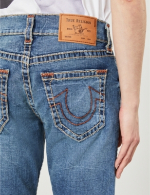 Faded slim stretch-jeans 