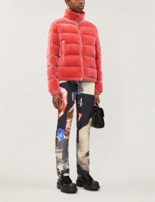 pink moncler body warmer