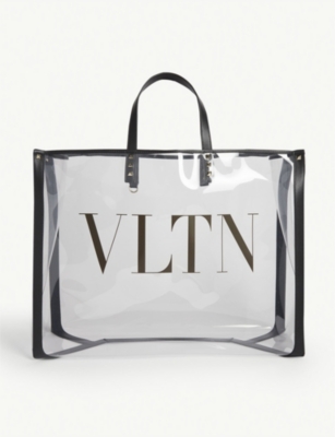 Valentino clear best sale tote bag