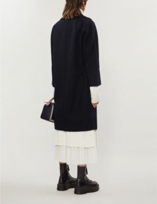 Max Mara Studio Ode Unlined Wool Cashmere And Silk Coat Selfridges Com