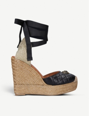 kurt geiger wedge espadrilles