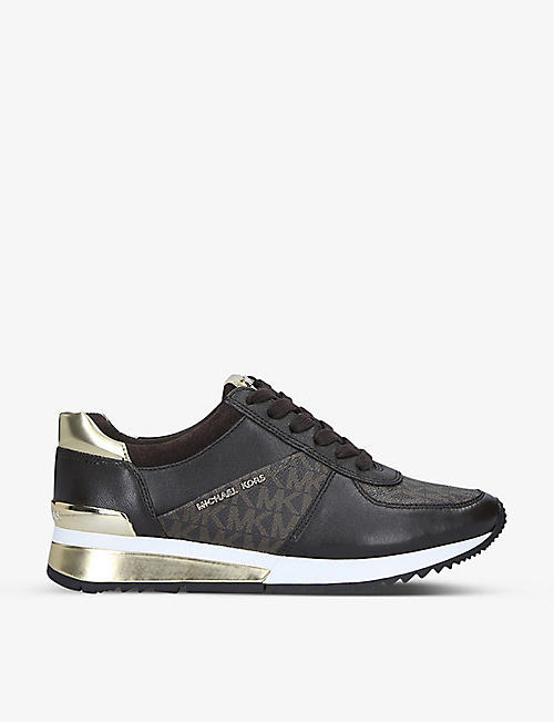 MICHAEL MICHAEL KORS: Allie leather trainers