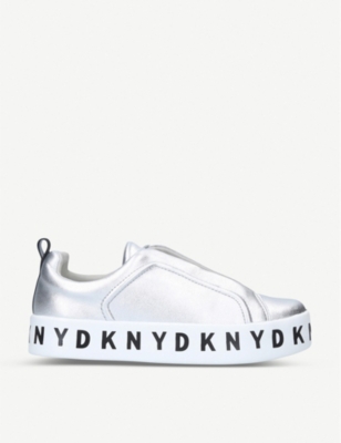 white dkny trainers