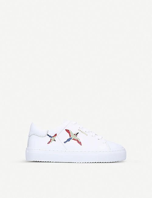 AXEL ARIGATO: Clean 90 bird-embroidered leather trainers 3-8 years