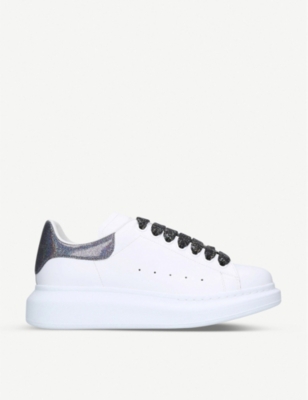 glitter platform trainers