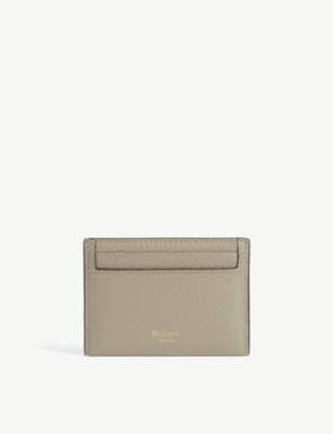 MULBERRY Grained leather card holder