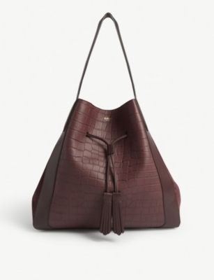 MULBERRY - Millie leather tote suede leather bag | Selfridges.com