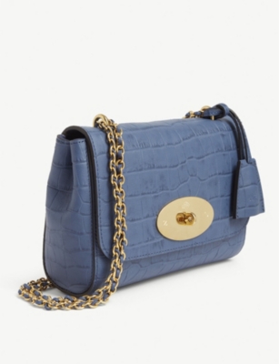 mulberry navy lily bag