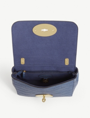 mulberry navy lily bag