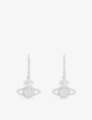 Vivienne Westwood Jewellery Valentina Swarovski Orb Earrings Selfridges Com