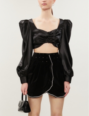 topshop satin top