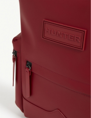 hunter rubberised backpack