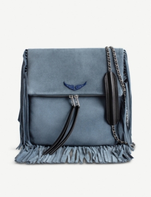 ZADIG&VOLTAIRE - Rockson fringed suede shoulder bag | Selfridges.com