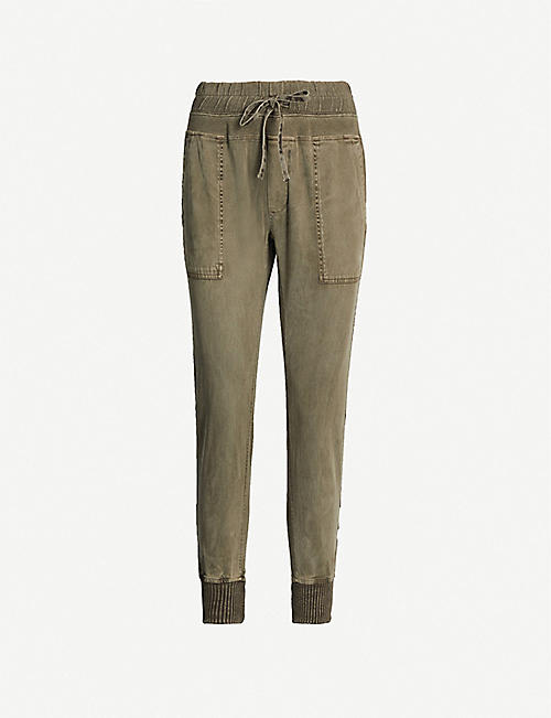 JAMES PERSE: Faded cotton jogging bottoms