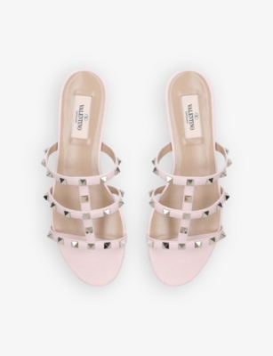 valentino pink sliders