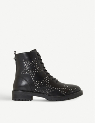 dune studded ankle boots