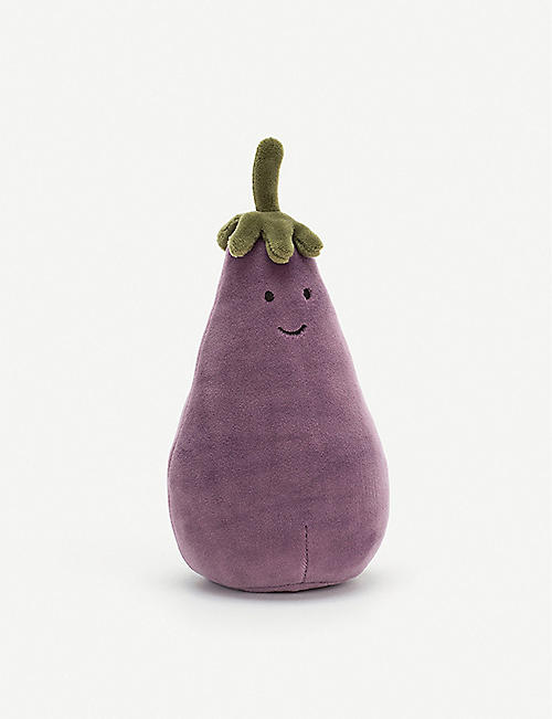 JELLYCAT: Vivacious Vegetable Aubergine soft toy 17cm