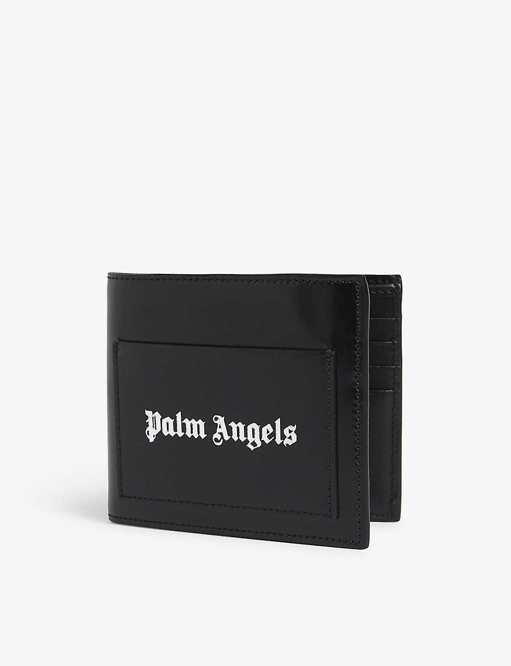 PALM ANGELS - Iconic logo leather billfold wallet | Selfridges.com
