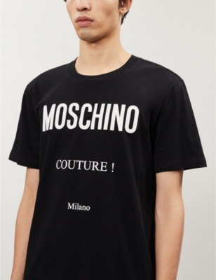 MOSCHINO - Logo-print cotton-jersey T 