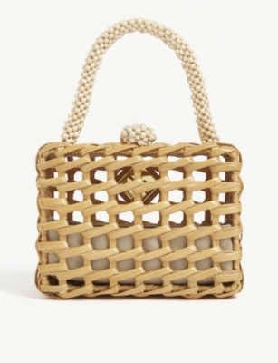 NONE Luna woven bag Selfridges