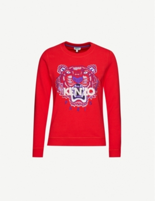 red kenzo jumper