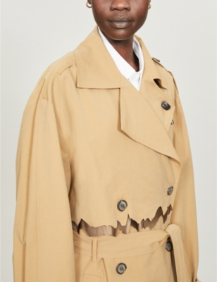 ADER ERROR Astro Cinder double-breasted woven trench coat