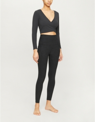 beyond yoga wrap top