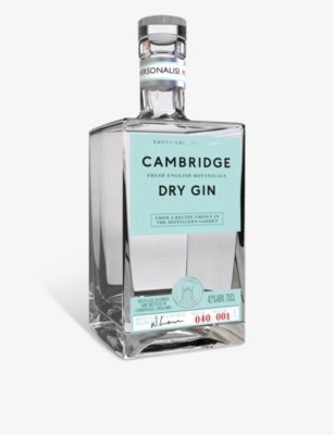 CAMBRIDGE GIN - Personalised Cambridge Dry Gin 700ml | Selfridges.com